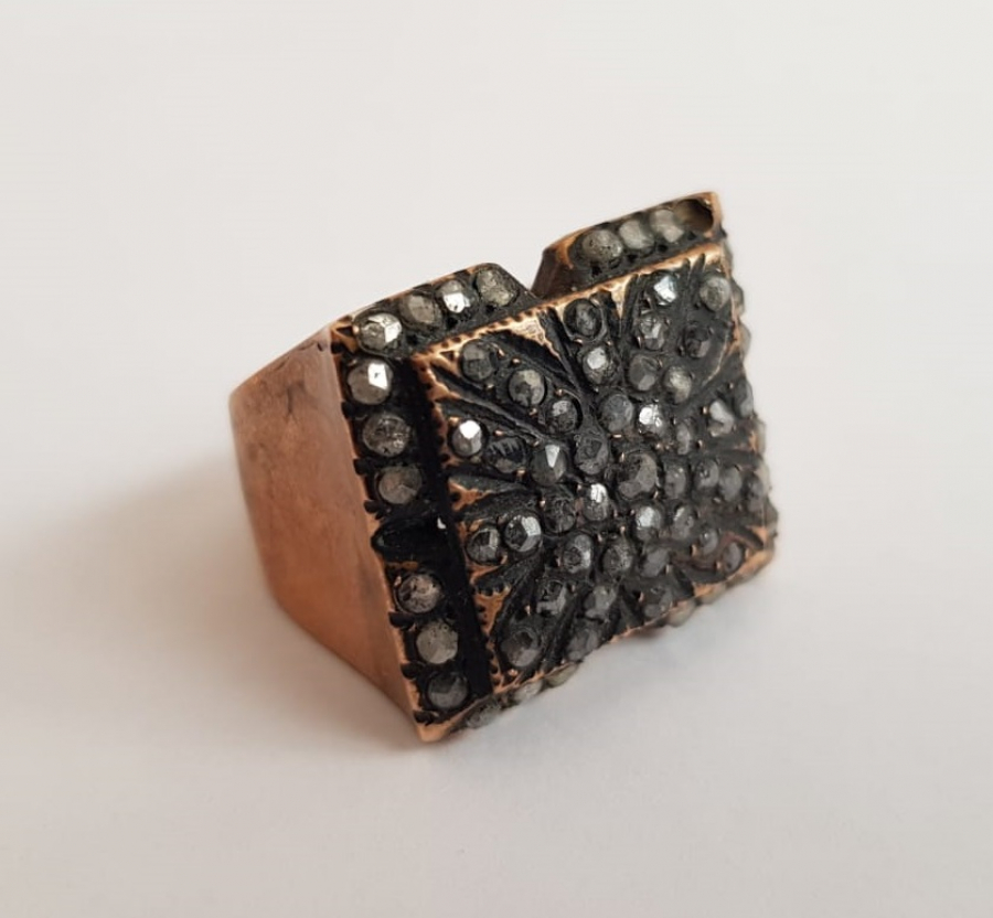 ÖZEL YAPIM DEV BOY ELMAS YÜZÜK 