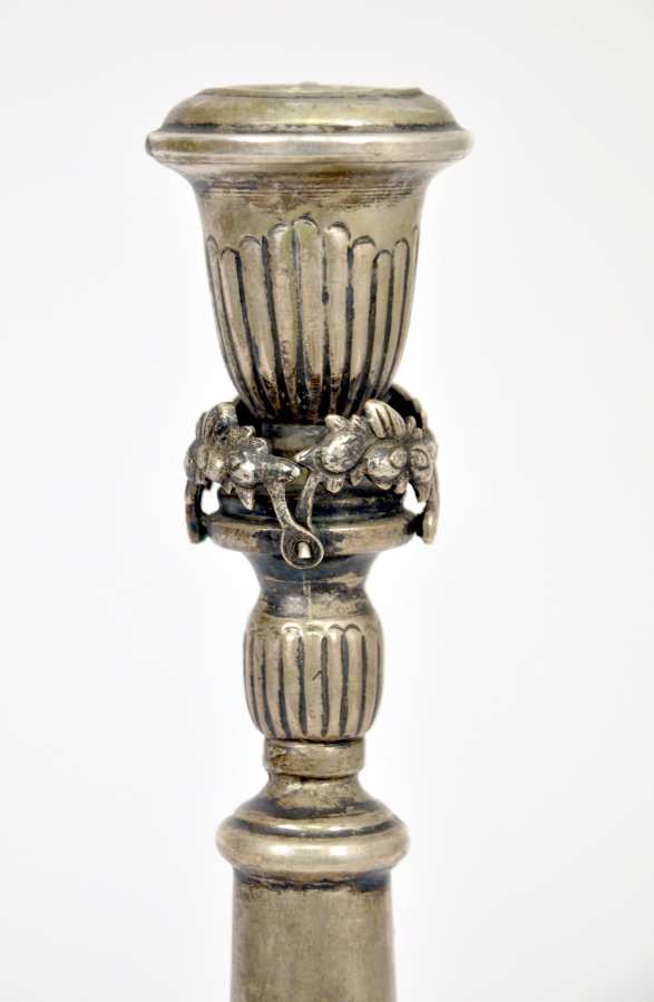 ANTİKA GÜMÜŞ MUMLUK