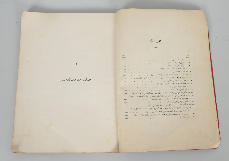 LOZAN BARIŞ ANTLAŞMASNIN MADDELERİNİ İÇEREN DÖNEMİNİN KİTABI