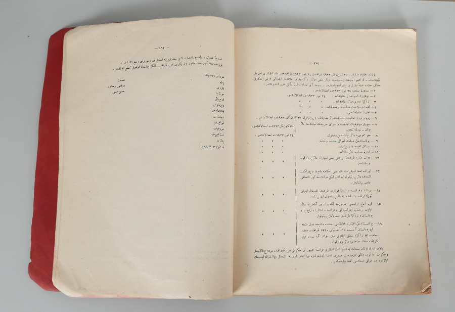 LOZAN BARIŞ ANTLAŞMASNIN MADDELERİNİ İÇEREN DÖNEMİNİN KİTABI