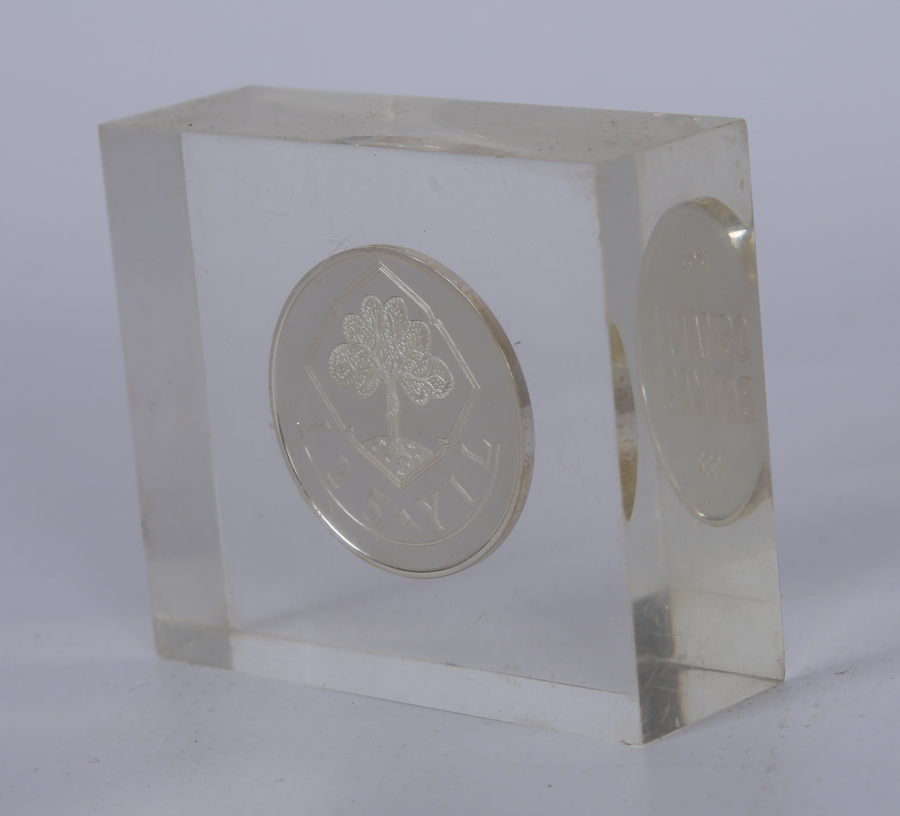 OSMANLI BANKASININ 125. YILINA ÖZEL YAPILMIŞ GÜMÜŞ HATIRA PARA