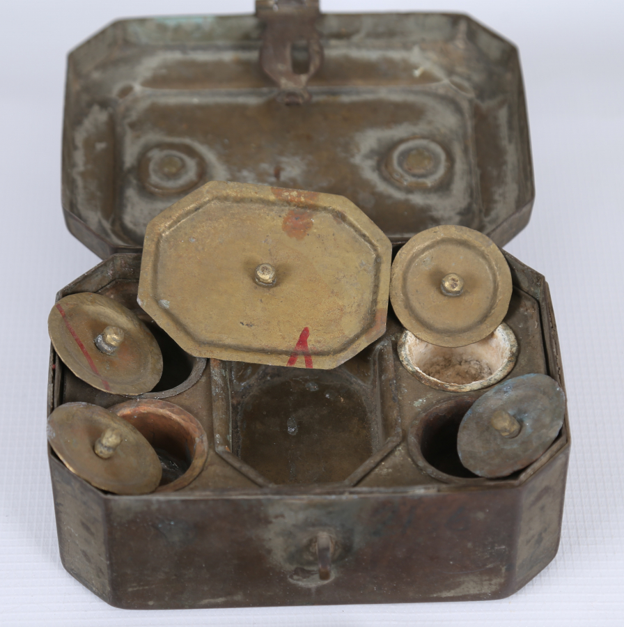 OSMANLI DÖNEMİ BAKIRDAN MAMUL HATTAT SEYAHAT SANDIĞI