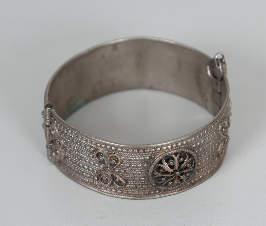 OSMANLI DÖNEMİ ERMENİ İŞİ GÜMÜŞ BİLEKLİK