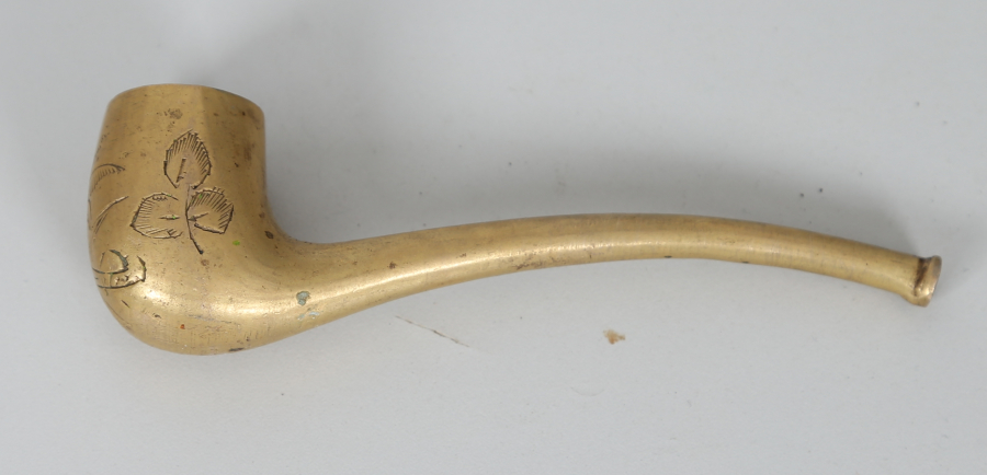 OSMANLI DÖNEMİ KALEM İŞÇİLİKLİ PİPO