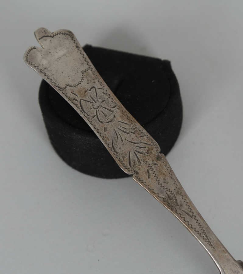OSMANLI DÖNEMİ KULA İŞİ NADİR GÜMÜŞ KAŞIK