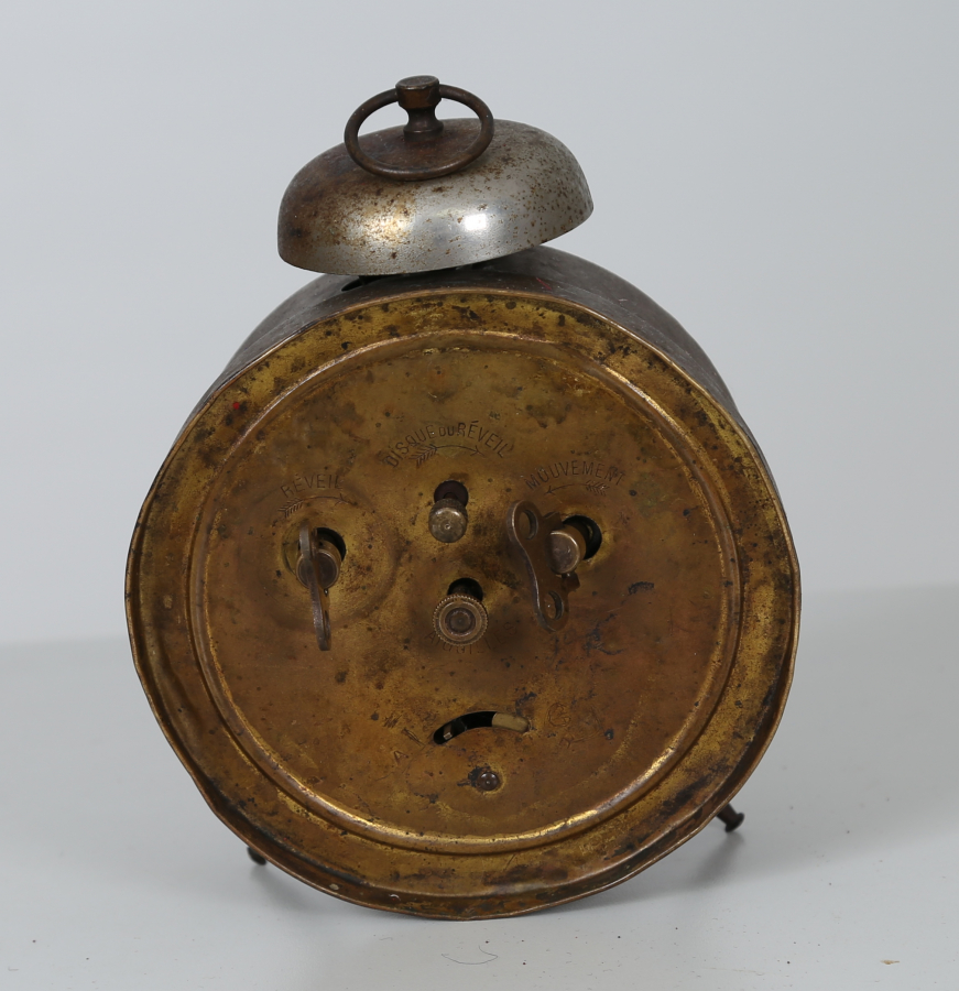 OSMANLI DÖNEMİ MEŞRUTİYET SANCAKLI ÇALIŞIR DURUMDA MASA SAATİ