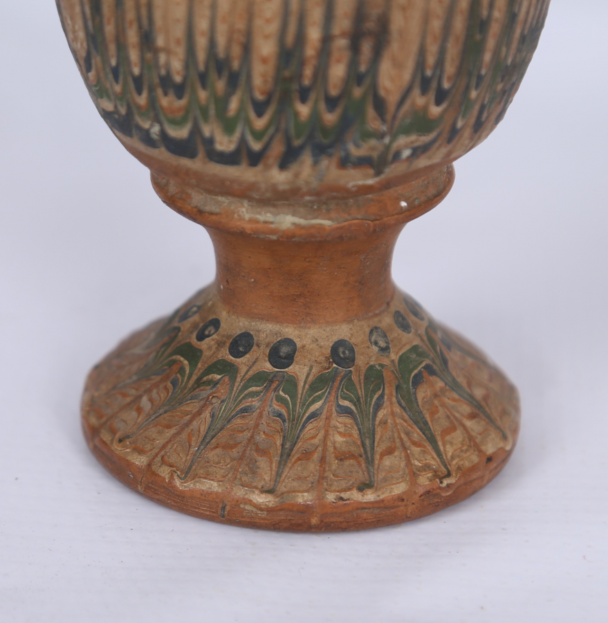 OSMANLI DÖNEMİ NADİR FORMDA KINIK BARDAK