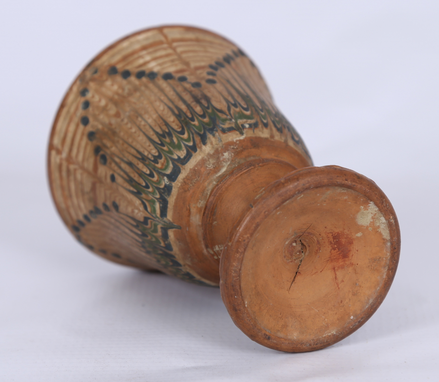 OSMANLI DÖNEMİ NADİR FORMDA KINIK BARDAK