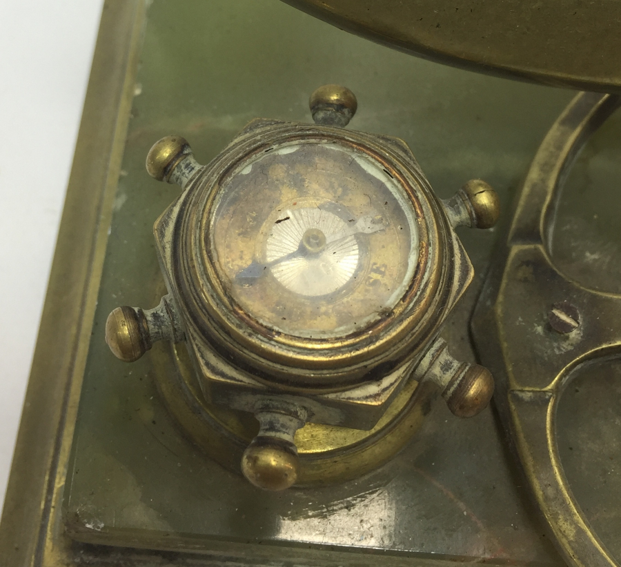 OSMANLI DÖNEMİ NADİR FORMDA MASA ÜSTÜ CEP SAATİ STANDI