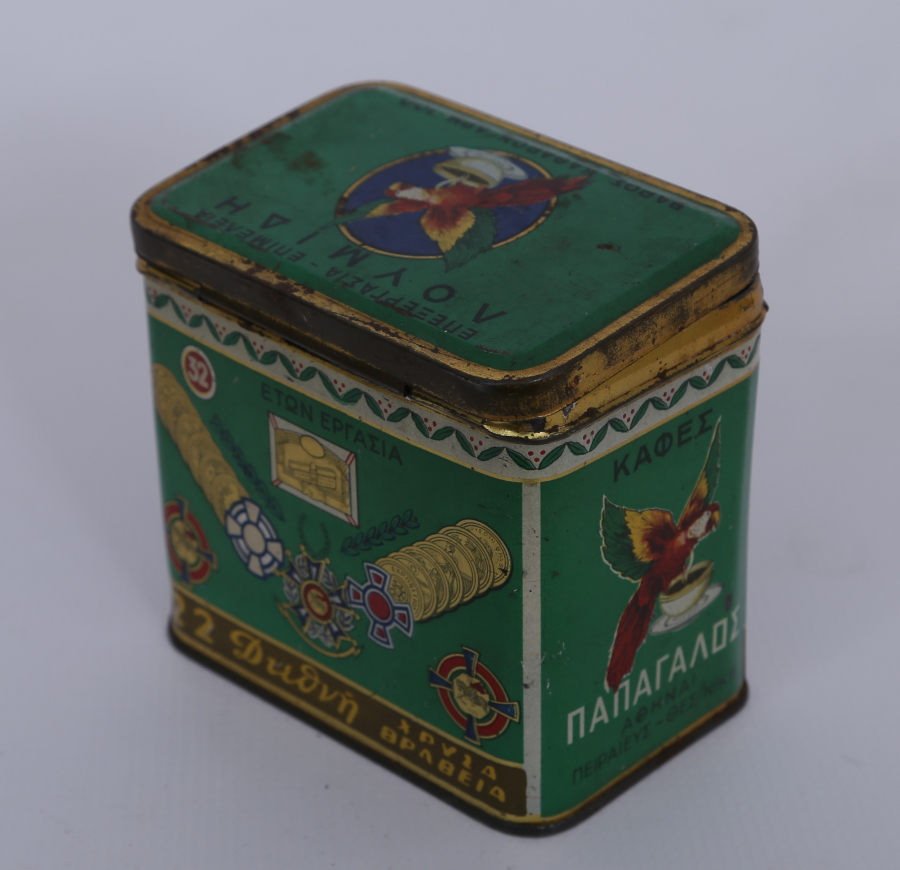 OSMANLI DÖNEMİ RUM İŞİ TENEKE KUTU