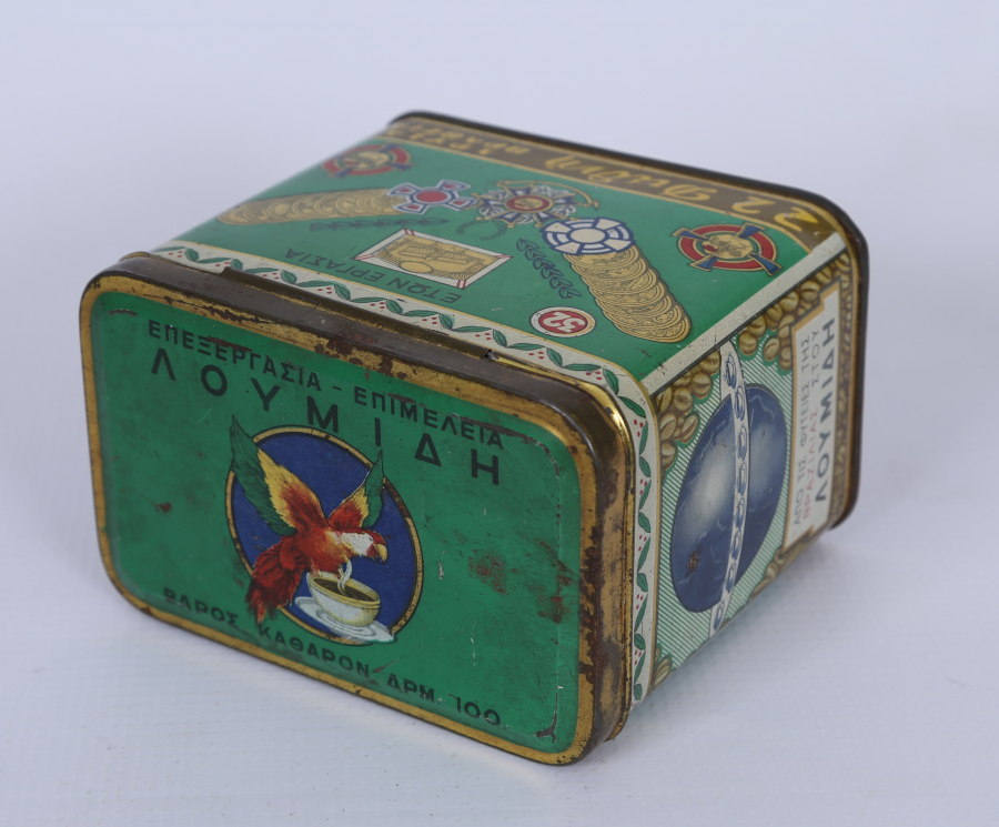 OSMANLI DÖNEMİ RUM İŞİ TENEKE KUTU