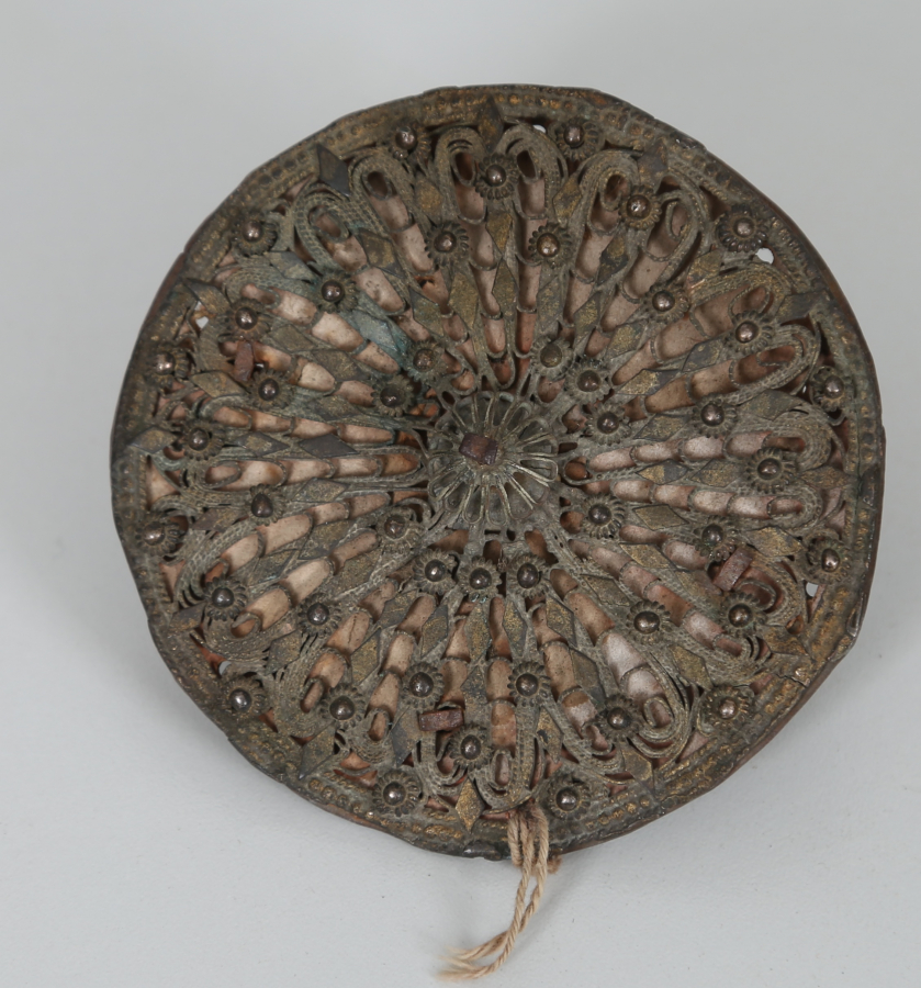 OSMANLI DÖNEMİ TELKARİ İŞÇİLİKLİ GÜMÜŞ TEPELİK