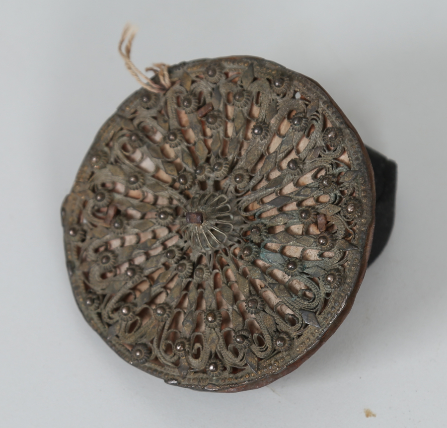 OSMANLI DÖNEMİ TELKARİ İŞÇİLİKLİ GÜMÜŞ TEPELİK