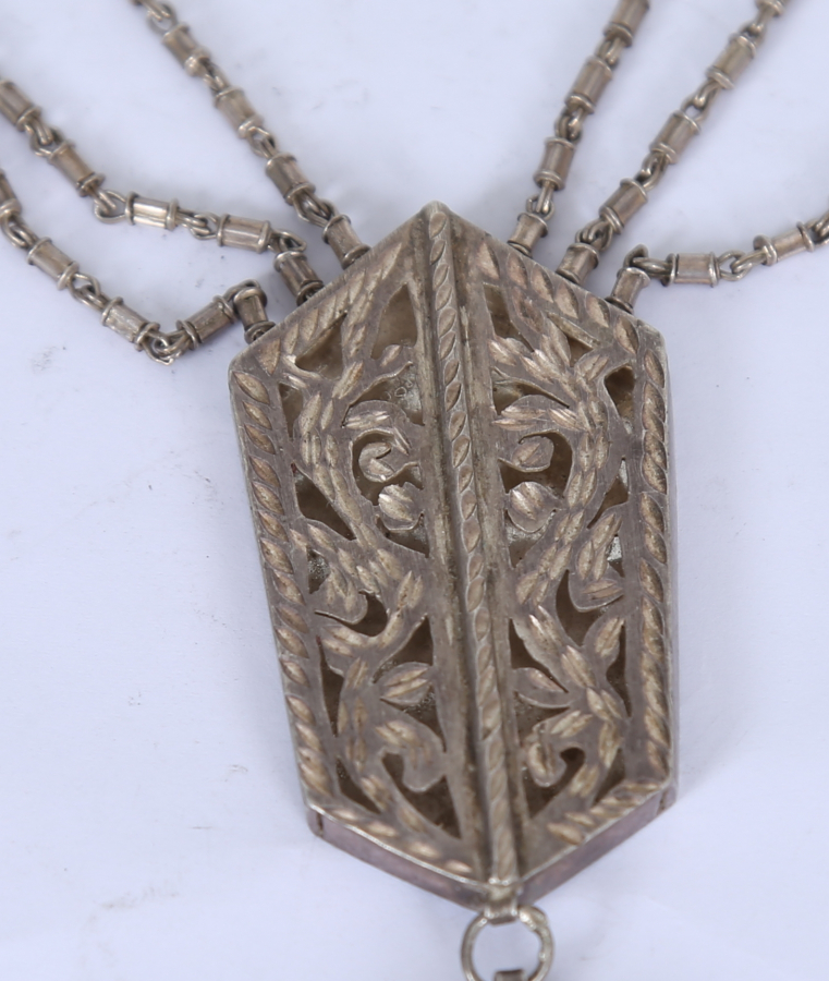 ÖZEL YAPIM GÜMÜŞ AŞIK ZİNCİRLİ GERDANLIK