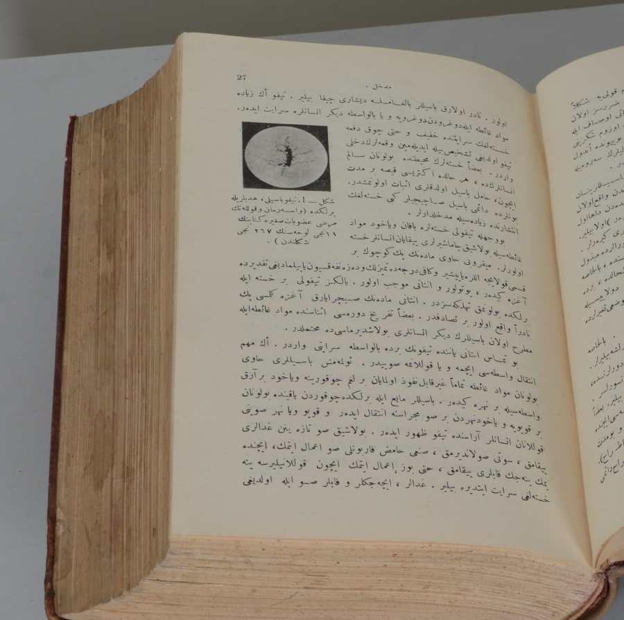 1927 TARİHLİ OSMANLICA YAZILI NADİR TIP KİTABI