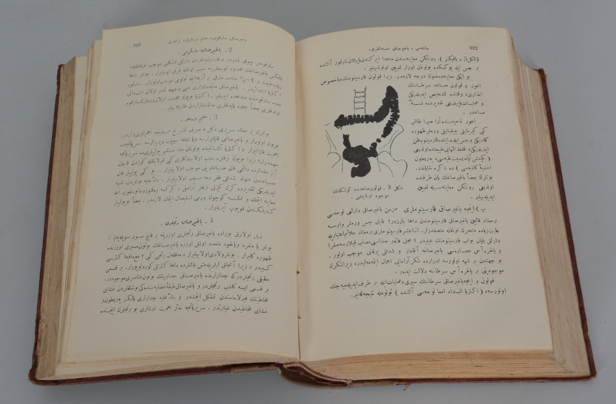 1927 TARİHLİ OSMANLICA YAZILI NADİR TIP KİTABI