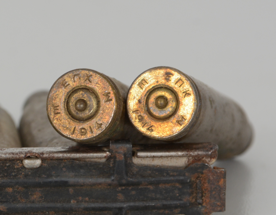 1. DÜNYA SAVAŞI RUM 5 Lİ MAVZER MERMİ KOVANI