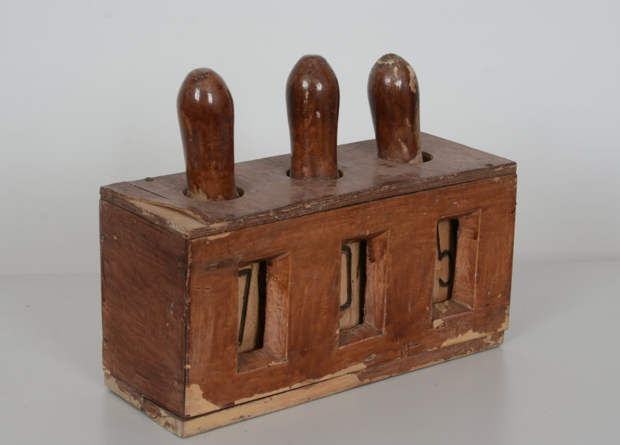 1930 LARDAN EL YAPIMI AHŞAP ROTA CİHAZI