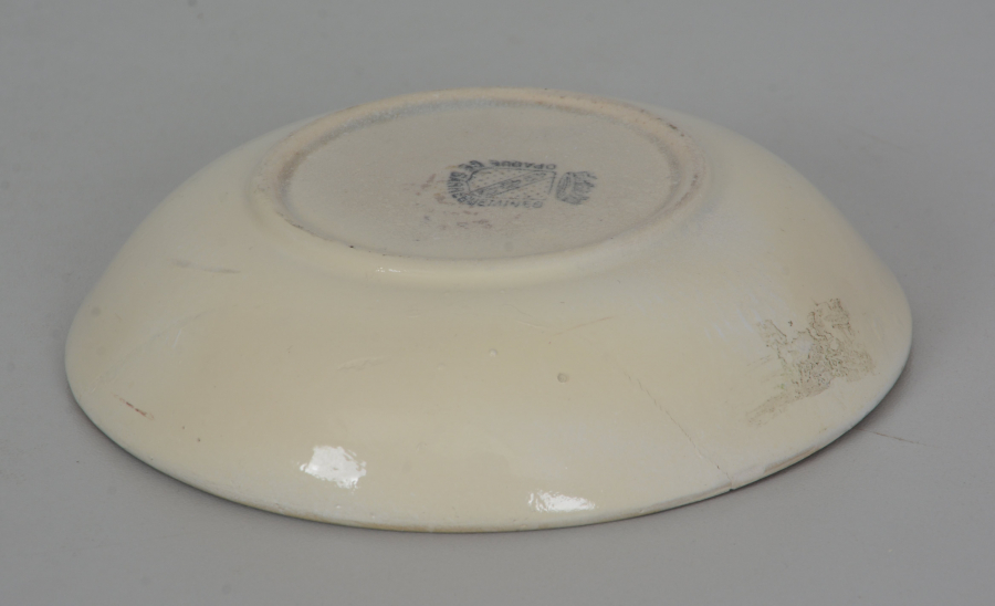 BİR YERİ RESTORE EDİLMİŞ OSMANLICA AFİYET OLSUN EFENDİM YAZILI TABAK