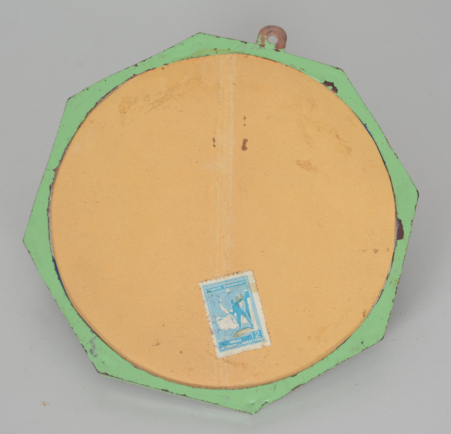 CAM ALTI NADİR FORMDA PULLU HAT LEVHA