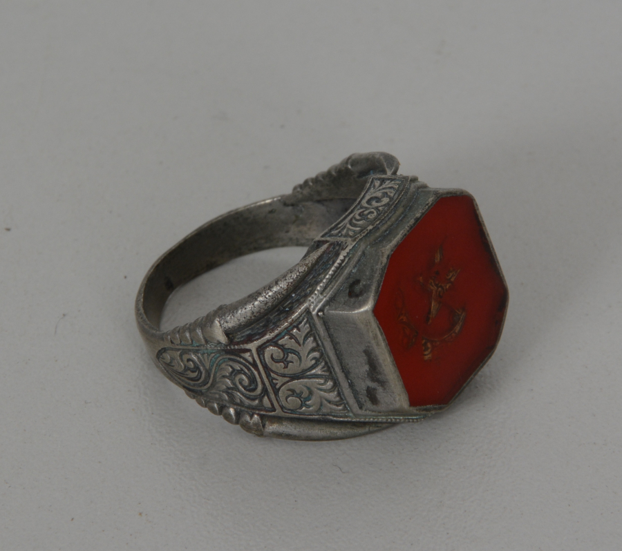 GÜMÜŞ AY YILDIZLI ANTİKA YÜZÜK