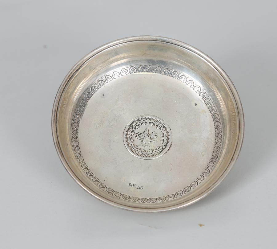 GÜMÜŞ SÜLEYMANİYE İŞİ KINA TASI