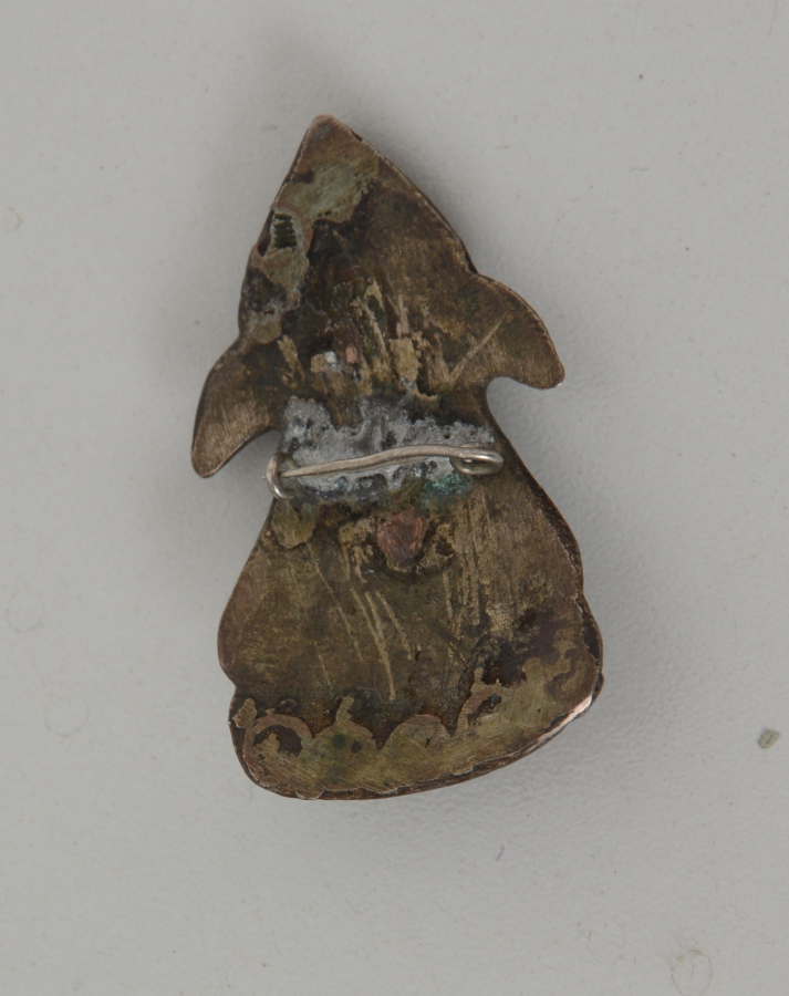 OSMANLI DÖNEMİ 1800 BAŞLARI BADEM MERCANLI TOMBAK BROŞ