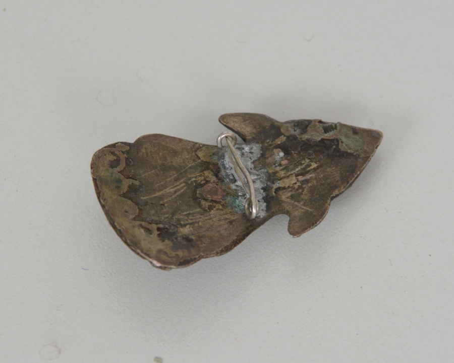 OSMANLI DÖNEMİ 1800 BAŞLARI BADEM MERCANLI TOMBAK BROŞ