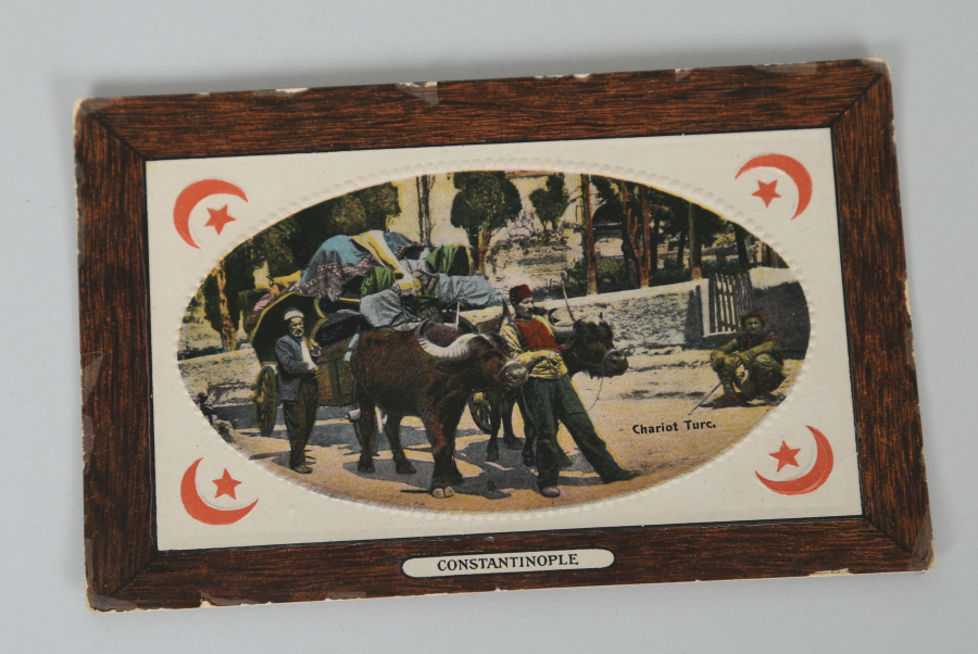 OSMANLI DÖNEMİ AY YILDIZ PASPARTULU NADİR  KARTPOSTAL