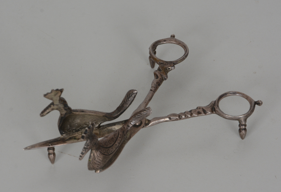 OSMANLI DÖNEMİ NADİR GÜMÜŞ MUM SÖNDÜRME MAKASI