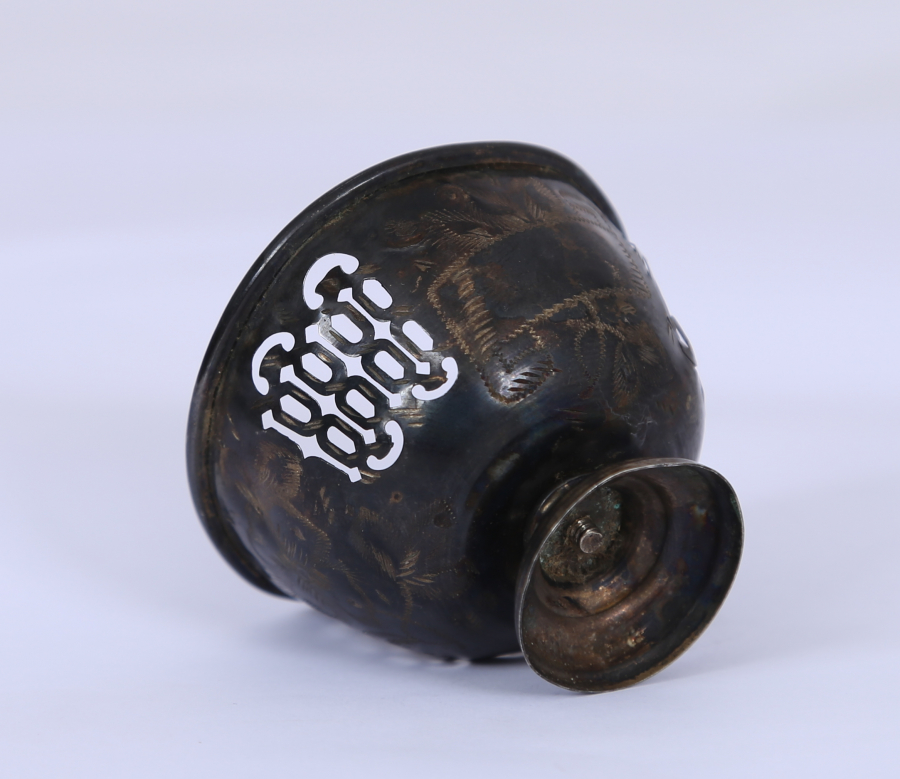 OSMANLI DÖNEMİ TESTERE İŞÇİLİKLİ TUĞRALI FİNCAN ZARFI