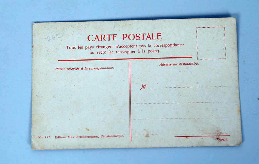 OSMANLI DÖNEMİ VEZİRİ AZAM KIYAFETLERİNİN GÖRÜLDÜĞÜ KARTPOSTAL