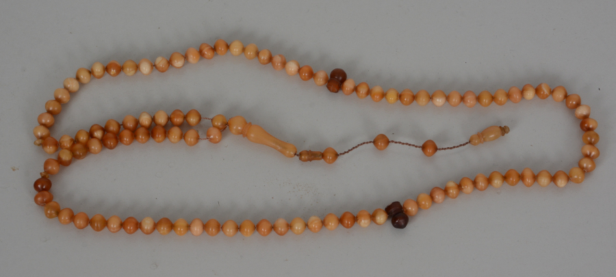 USTA İŞİ KOÇ BOYNUZUNDAN MAMUL 99 LU NAMAZ TESBİHİ