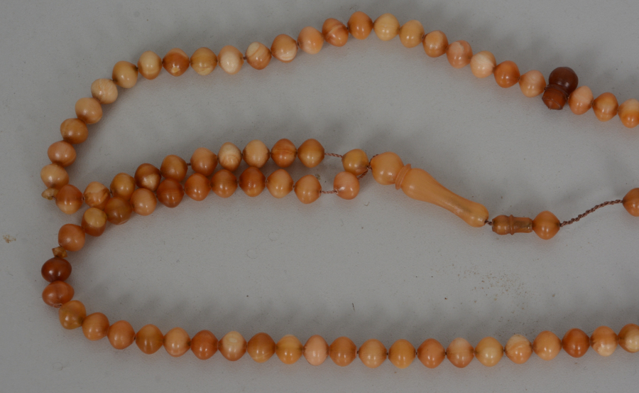 USTA İŞİ KOÇ BOYNUZUNDAN MAMUL 99 LU NAMAZ TESBİHİ