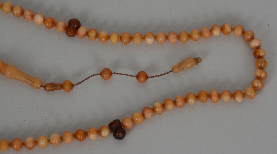 USTA İŞİ KOÇ BOYNUZUNDAN MAMUL 99 LU NAMAZ TESBİHİ