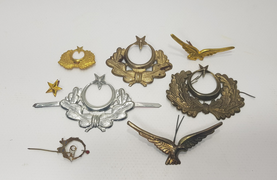 7 ADET ASKERİ APOLET, SPOLET, KOKART