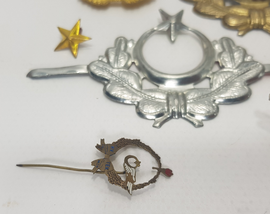 7 ADET ASKERİ APOLET, SPOLET, KOKART