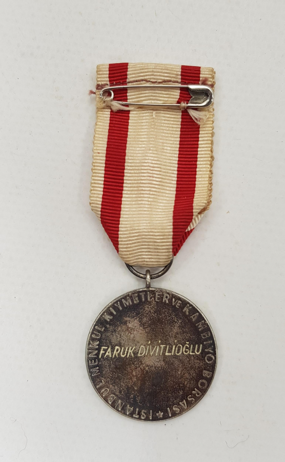 İSTANBUL MENKUL KIYMETLER BORSASI GÜMÜŞ MADALYON - NADİR