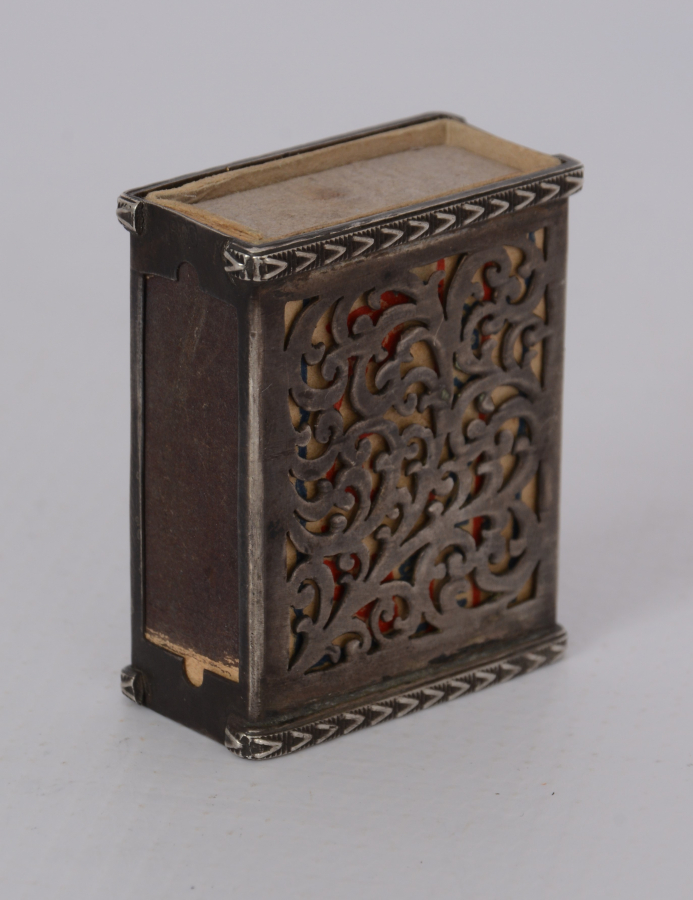 GÜMÜŞ KİBRİTLİK VE İNHİSAR KİBRİT KUTUSU