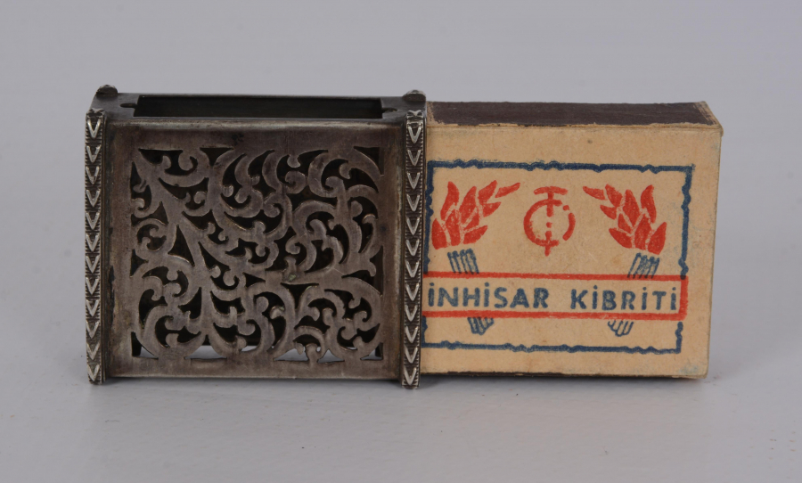 GÜMÜŞ KİBRİTLİK VE İNHİSAR KİBRİT KUTUSU