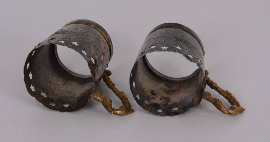 OSMANLI DÖNEMİ İKİ ADET GÜMÜŞ ISTAKA ZARF 