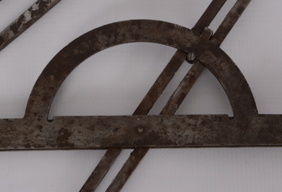 OSMANLI DÖNEMİ METAL GÖNYE VE PERGEL TAKIMI