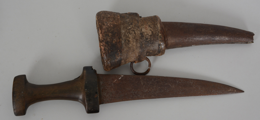 OSMANLI DÖNEMİ NADİR FORMDA KÜRT KAMASI