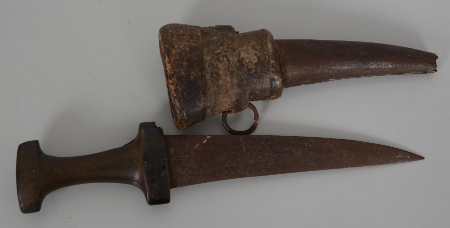 OSMANLI DÖNEMİ NADİR FORMDA KÜRT KAMASI