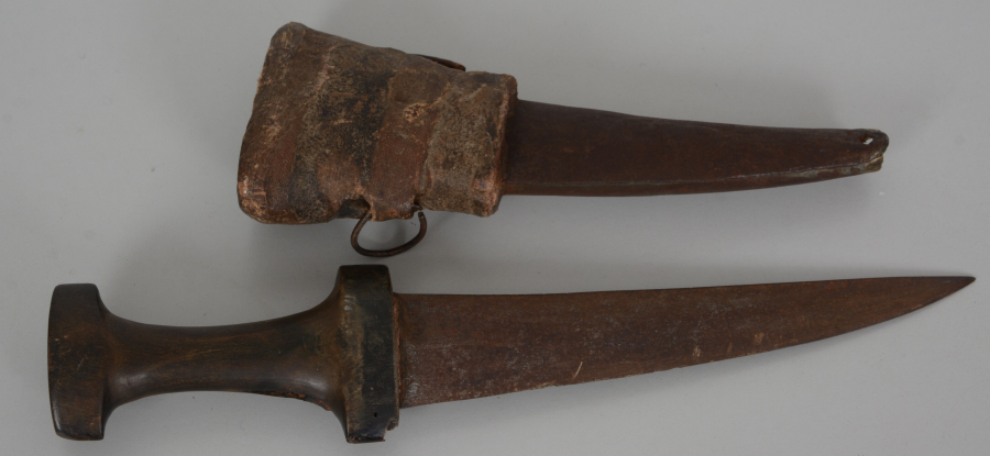 OSMANLI DÖNEMİ NADİR FORMDA KÜRT KAMASI