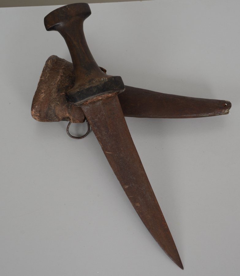 OSMANLI DÖNEMİ NADİR FORMDA KÜRT KAMASI