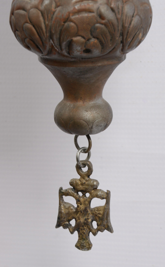 1892 TARİHLİ RUMCA YAZILI KİLİSE PAPAZ BUHURDANLIĞI 