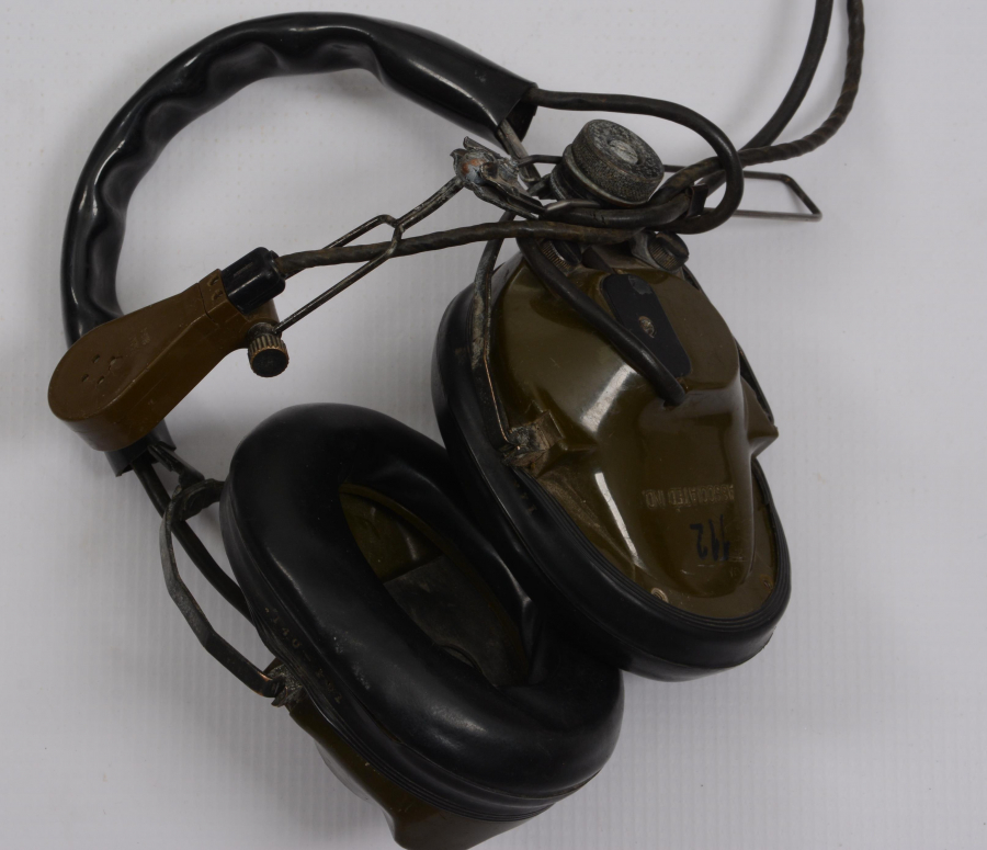 2. DÜNYA SAVAŞI PİLOT KULAKLIK VE MİKROFONU 