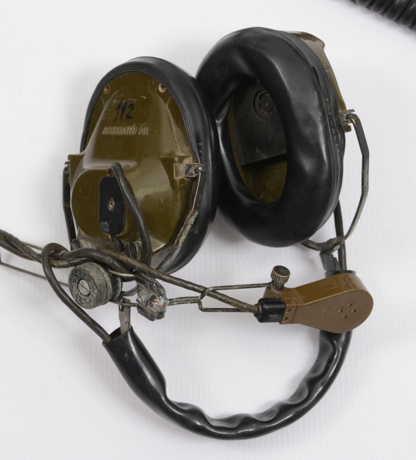 2. DÜNYA SAVAŞI PİLOT KULAKLIK VE MİKROFONU 