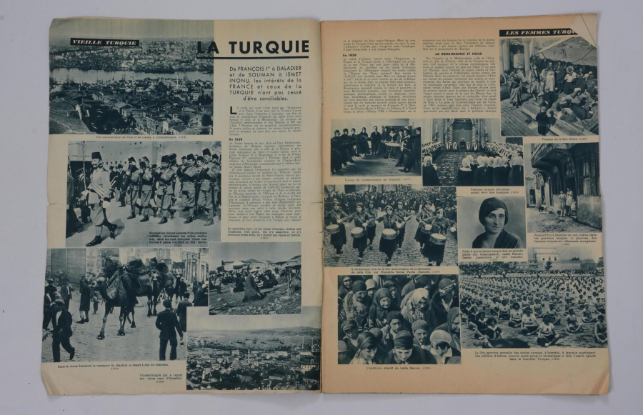 1 KASIM 1939 FRANSIZCA VU DERGİSİ TÜRKİYE ÖZEL SAYISI - NADİR 